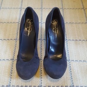 Jessica Simpson Leather Wedges